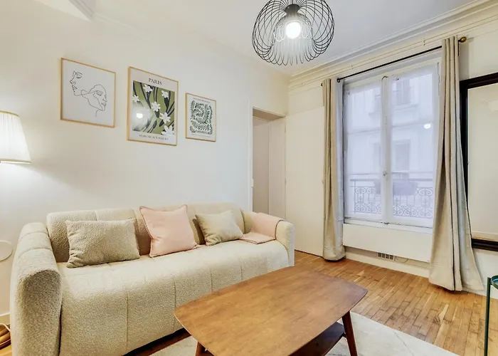 Apartmán Elegant Cocon Parisien Au Coeur Du 18e Paříž